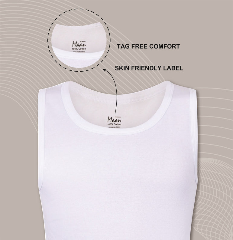 Buyless Fashion Mens Tagless Undershirts Soft Cotton Crew Neck and V-Neck (3 Pack)