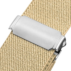 Buyless Fashion Kids Toddlers Baby Adjustable Elastic Stretch Belt with Silver Twisted Buckle