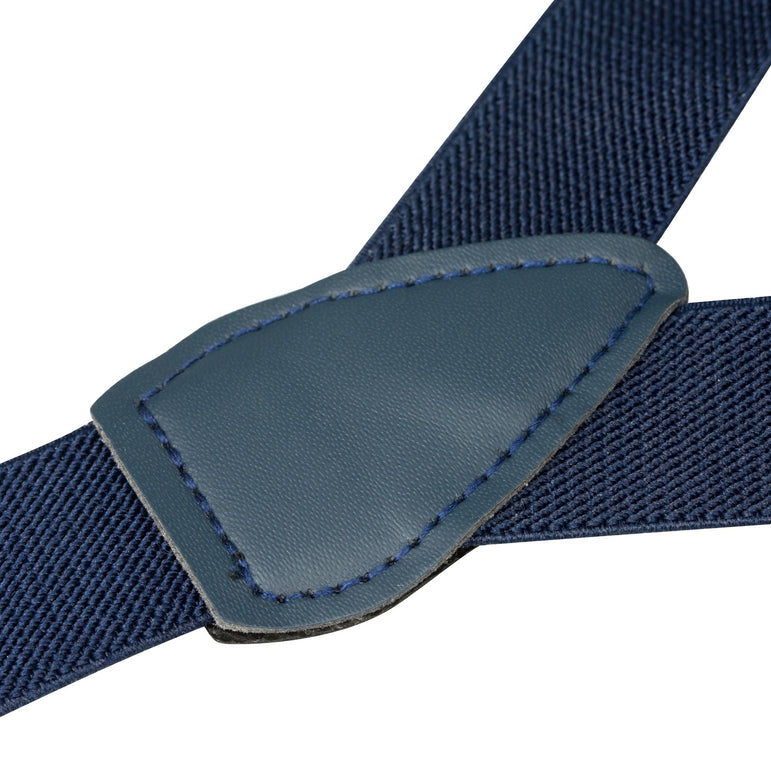 Buyless Fashion Adjustable 2 Pack Suspenders for Kids Toddlers Baby Elastic Solid Color 1 Inch - Y Back Design