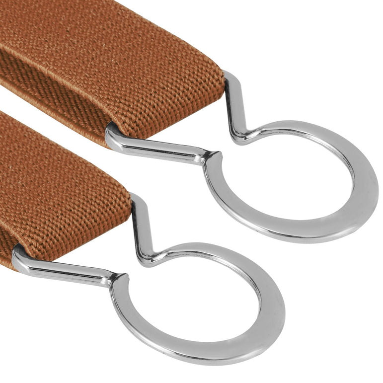 Buyless Fashion Kids Toddlers Baby Adjustable Elastic Stretch Belt with Silver Twisted Buckle