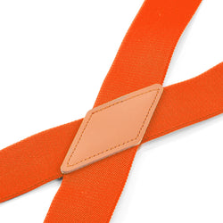 "Buyless Fashion 2 pack Suspenders for Men - 48"" Adjustable Straps 1 1/4"" - X Back With Black Clips"