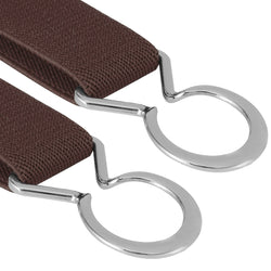 Buyless Fashion Kids Toddlers Baby Adjustable Elastic Stretch Belt with Silver Twisted Buckle