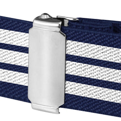 Buyless Fashion Kids Toddlers Baby Adjustable Elastic Stretch Belt with Silver Twisted Buckle