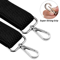 "Buyless Fashion Heavy Duty 2 Pack Suspenders for Men - 48"" Adjustable Straps 1 1/2"" - X Back with Strong Hooks"