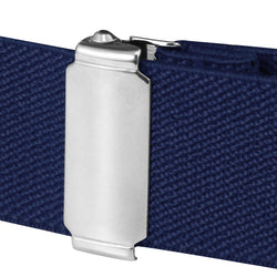 Buyless Fashion Kids Toddlers Baby Adjustable Elastic Stretch Belt with Silver Twisted Buckle