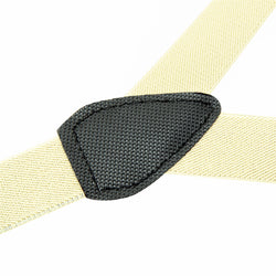Buyless Fashion Adjustable 2 Pack Suspenders for Kids Toddlers Baby Elastic Solid Color 1 Inch - Y Back Design