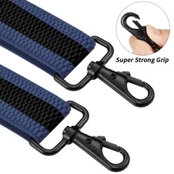 "Buyless Fashion Heavy Duty 2 Pack Suspenders for Men - 48"" Adjustable Straps 1 1/2"" - X Back with Strong Hooks"