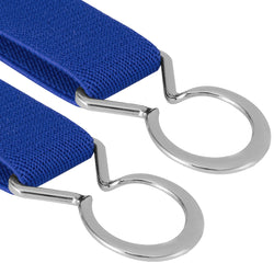 Buyless Fashion Kids Toddlers Baby Adjustable Elastic Stretch Belt with Silver Twisted Buckle