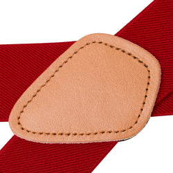 "Buyless Fashion Trucker 2 Pack Suspenders for Men - 48"" Elastic Adjustable Straps 1 1/4"" - X Back"