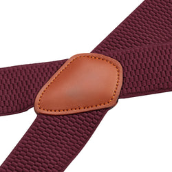 "Buyless Fashion Heavy Duty 2 Pack Suspenders for Men - 48"" Adjustable Straps 1 1/2"" - X Back with Strong Hooks"