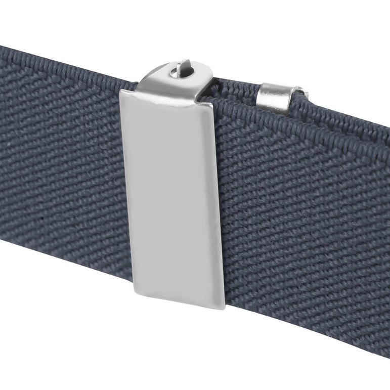 "Buyless Fashion Adjustable Suspenders for Kids - 26"" Elastic Straps 1"" - Leather Y Shape Back - 5151"