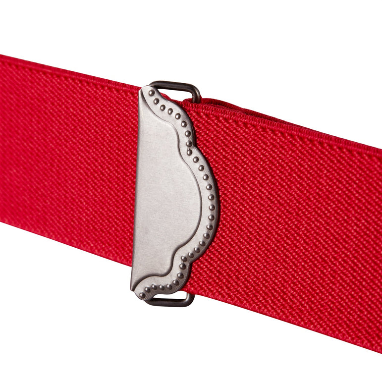 "Buyless Fashion 2 pack Suspenders for Men - 48"" Adjustable Straps 1 1/4"" - X Back with Black Hooks"