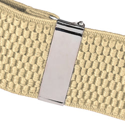 "Buyless Fashion Heavy Duty Textured 2 Pack Suspenders for Men - 48"" Adjustable Straps 1 1/2"" - Y Shape"