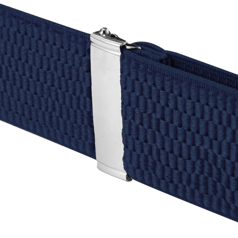 "Buyless Fashion Heavy Duty 2 Pack Suspenders for Men - 48"" Adjustable Straps 1 1/2"" - X Back with Strong Hooks"