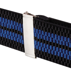 "Buyless Fashion Heavy Duty 2 Pack Suspenders for Men - 48"" Adjustable Straps 1 1/2"" - X Back with Strong Hooks"