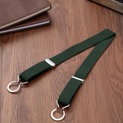 Buyless Fashion Kids Toddlers Baby Adjustable Elastic Stretch Belt with Silver Twisted Buckle