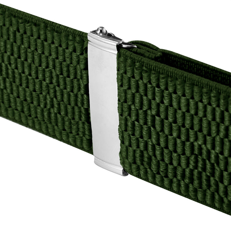 "Buyless Fashion Heavy Duty 2 Pack Suspenders for Men - 48"" Adjustable Straps 1 1/2"" - X Back with Strong Hooks"