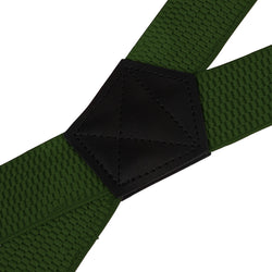 "Buyless Fashion Heavy Duty 2 Pack Suspenders for Men - 48"" Adjustable Straps 1 1/2"" - X Back with Black Plastic Clips"