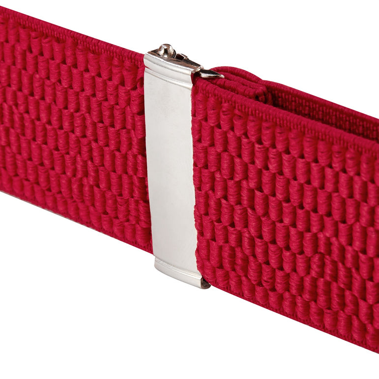 "Buyless Fashion Heavy Duty 2 Pack Suspenders for Men - 48"" Adjustable Straps 1 1/2"" - X Back with Strong Hooks"