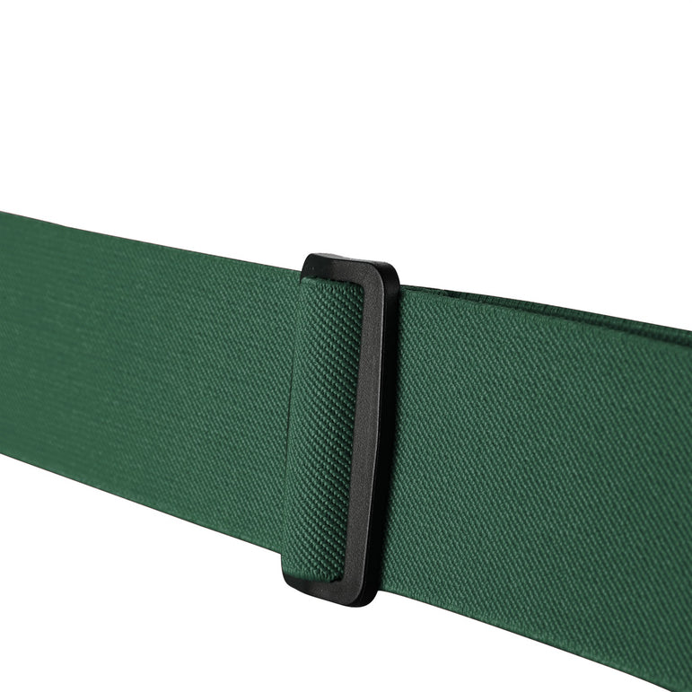 "Buyless Fashion Mens 2 Pack Suspenders - 48"" Elastic Adjustable Heavy Duty 2"" Wide - X Back With Black Hooks"