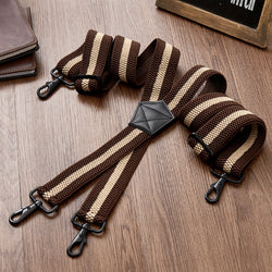 "Buyless Fashion Heavy Duty 2 Pack Suspenders for Men - 48"" Adjustable Straps 1 1/2"" - X Back with Strong Hooks"