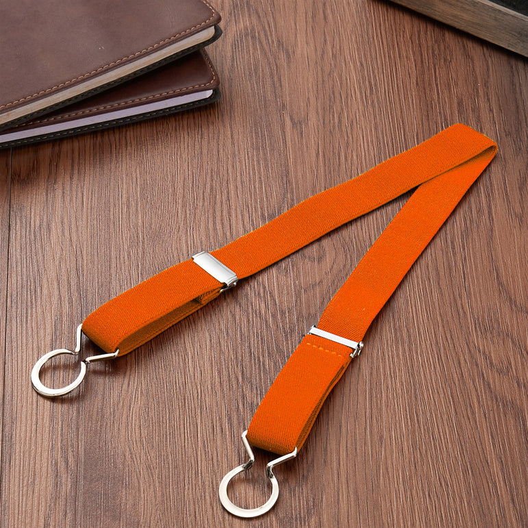 Buyless Fashion Kids Toddlers Baby Adjustable Elastic Stretch Belt with Silver Twisted Buckle