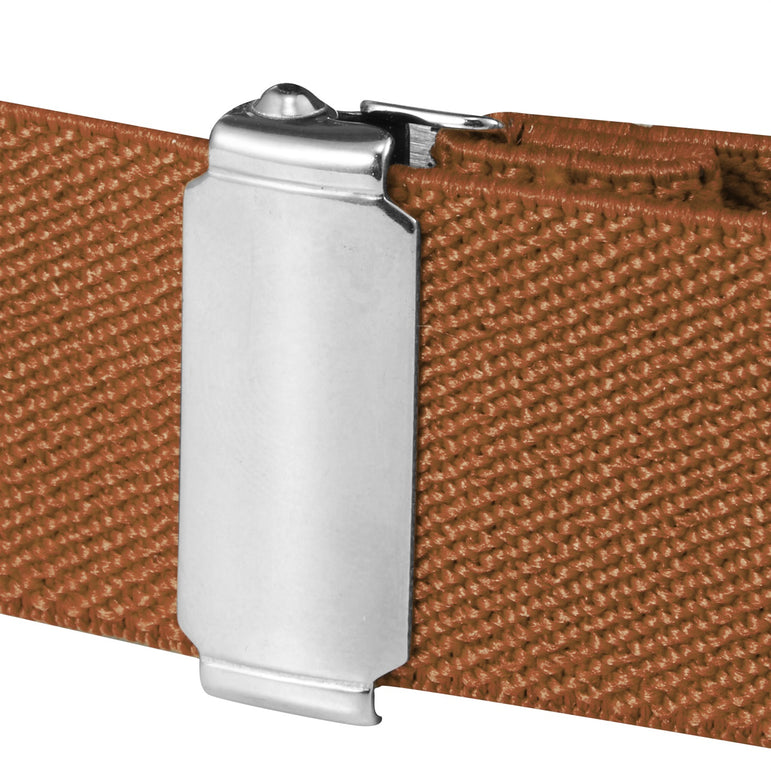 Buyless Fashion Kids Toddlers Baby Adjustable Elastic Stretch Belt with Silver Twisted Buckle