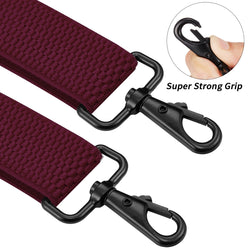 "Buyless Fashion Heavy Duty 2 Pack Suspenders for Men - 48"" Adjustable Straps 1 1/2"" - X Back with Strong Hooks"