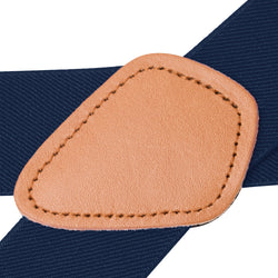 "Buyless Fashion Trucker 2 Pack Suspenders for Men - 48"" Elastic Adjustable Straps 1 1/4"" - X Back"