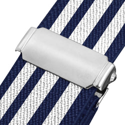 Buyless Fashion Kids Toddlers Baby Adjustable Elastic Stretch Belt with Silver Twisted Buckle