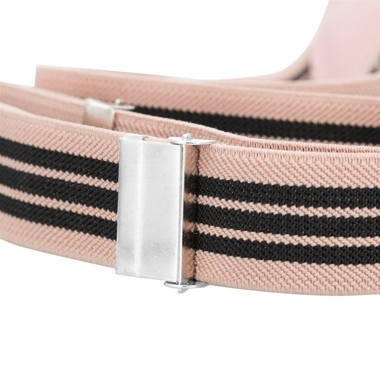 Buyless Fashion Adjustable 2 Pack Suspenders for Kids Toddlers Baby Elastic Solid Color 1 Inch - Y Back Design
