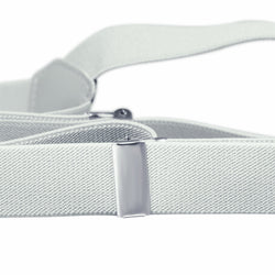Buyless Fashion Adjustable 2 Pack Suspenders for Kids Toddlers Baby Elastic Solid Color 1 Inch - Y Back Design