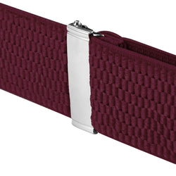 "Buyless Fashion Heavy Duty 2 Pack Suspenders for Men - 48"" Adjustable Straps 1 1/2"" - X Back with Strong Hooks"