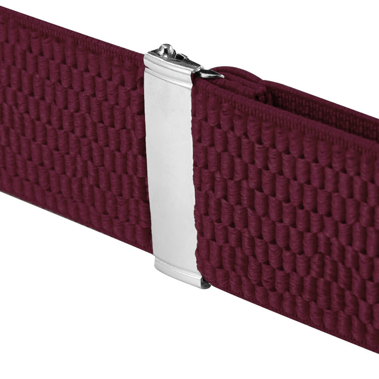 "Buyless Fashion Heavy Duty 2 Pack Suspenders for Men - 48"" Adjustable Straps 1 1/2"" - X Back with Strong Hooks"