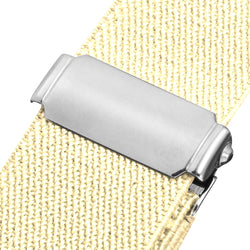 Buyless Fashion Kids Toddlers Baby Adjustable Elastic Stretch Belt with Silver Twisted Buckle