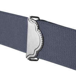 "Buyless Fashion 2 pack Suspenders for Men - 48"" Adjustable Straps 1 1/4"" - X Back With Black Clips"