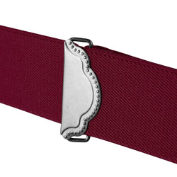 "Buyless Fashion 2 pack Suspenders for Men - 48"" Adjustable Straps 1 1/4"" - X Back with Black Hooks"