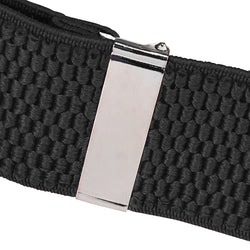 "Buyless Fashion Heavy Duty Textured 2 Pack Suspenders for Men - 48"" Adjustable Straps 1 1/2"" - Y Shape"
