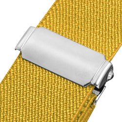 Buyless Fashion Kids Toddlers Baby Adjustable Elastic Stretch Belt with Silver Twisted Buckle