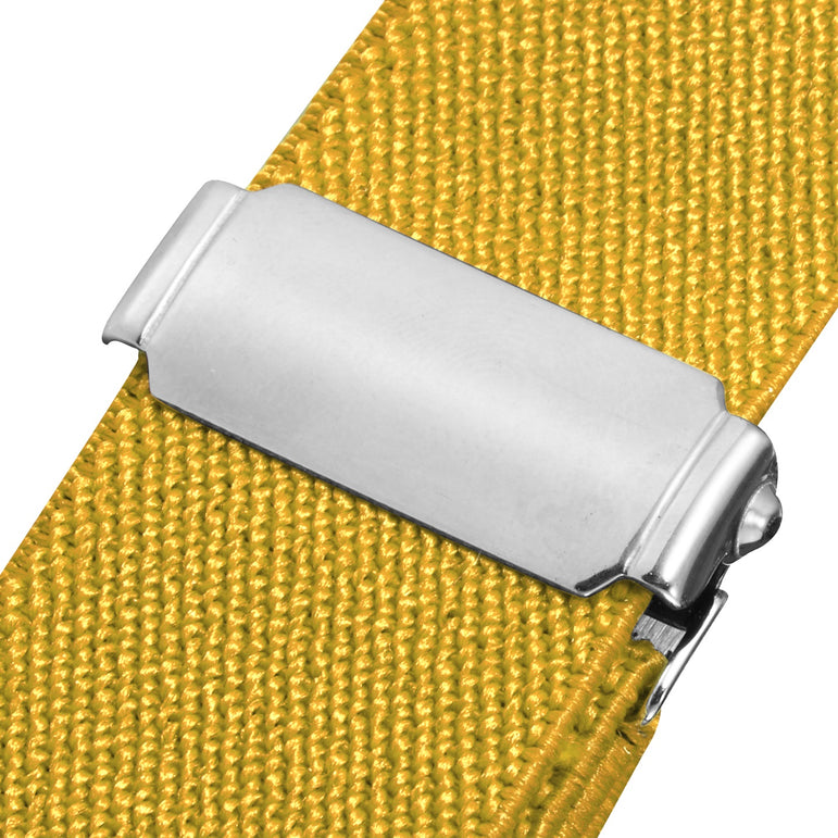 Buyless Fashion Kids Toddlers Baby Adjustable Elastic Stretch Belt with Silver Twisted Buckle