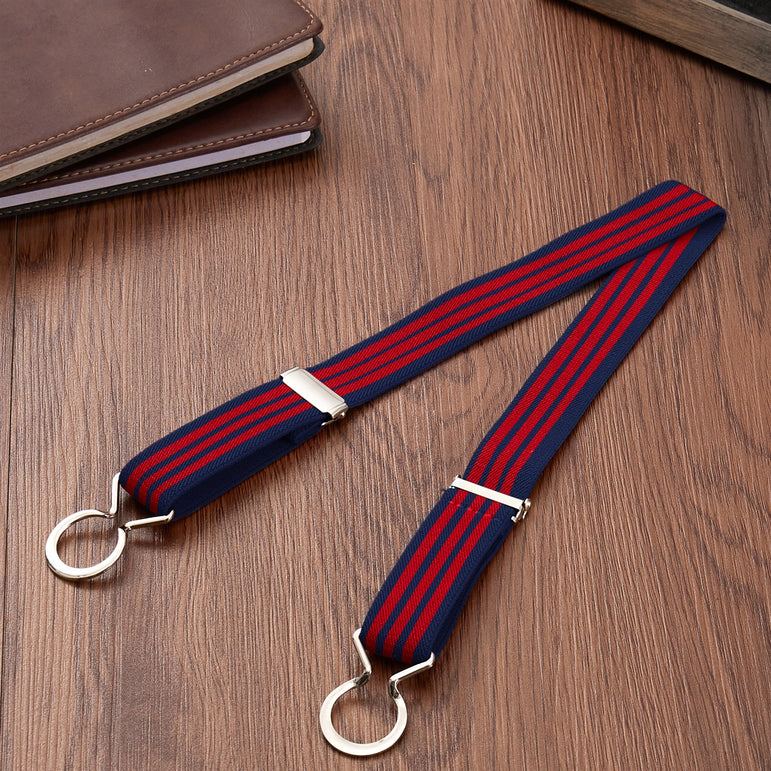 Buyless Fashion Kids Toddlers Baby Adjustable Elastic Stretch Belt with Silver Twisted Buckle