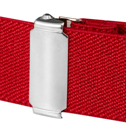 Buyless Fashion Kids Toddlers Baby Adjustable Elastic Stretch Belt with Silver Twisted Buckle