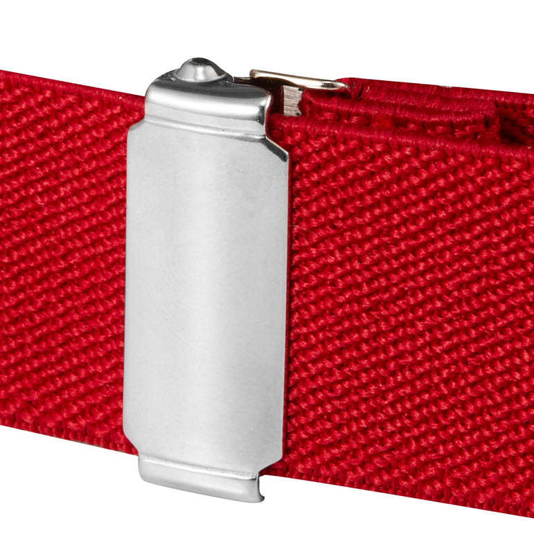 Buyless Fashion Kids Toddlers Baby Adjustable Elastic Stretch Belt with Silver Twisted Buckle