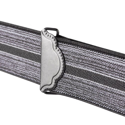 "Buyless Fashion 2 pack Suspenders for Men - 48"" Adjustable Straps 1 1/4"" - X Back with Black Hooks"