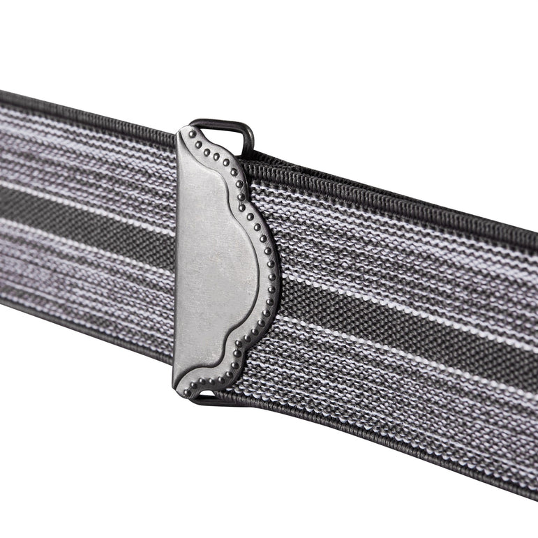 "Buyless Fashion 2 pack Suspenders for Men - 48"" Adjustable Straps 1 1/4"" - X Back with Black Hooks"