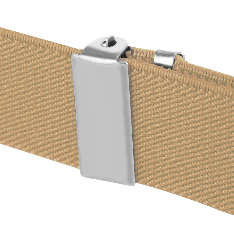 "Buyless Fashion Adjustable Suspenders for Kids - 26"" Elastic Straps 1"" - Leather Y Shape Back - 5151"