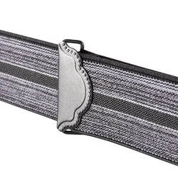 "Buyless Fashion 2 pack Suspenders for Men - 48"" Adjustable Straps 1 1/4"" - X Back With Black Clips"