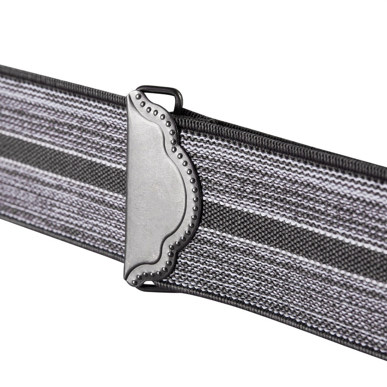 "Buyless Fashion 2 pack Suspenders for Men - 48"" Adjustable Straps 1 1/4"" - X Back With Black Clips"