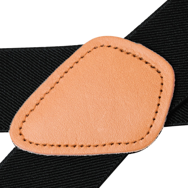 "Buyless Fashion Trucker 2 Pack Suspenders for Men - 48"" Elastic Adjustable Straps 1 1/4"" - X Back"