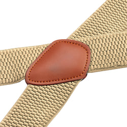 "Buyless Fashion Heavy Duty 2 Pack Suspenders for Men - 48"" Adjustable Straps 1 1/2"" - X Back with Strong Hooks"